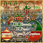 It's Christmas Scrap Kit - Click for larger view