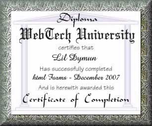 HTML Forms Diploma
