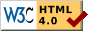 W3C Validated HTML 4.0